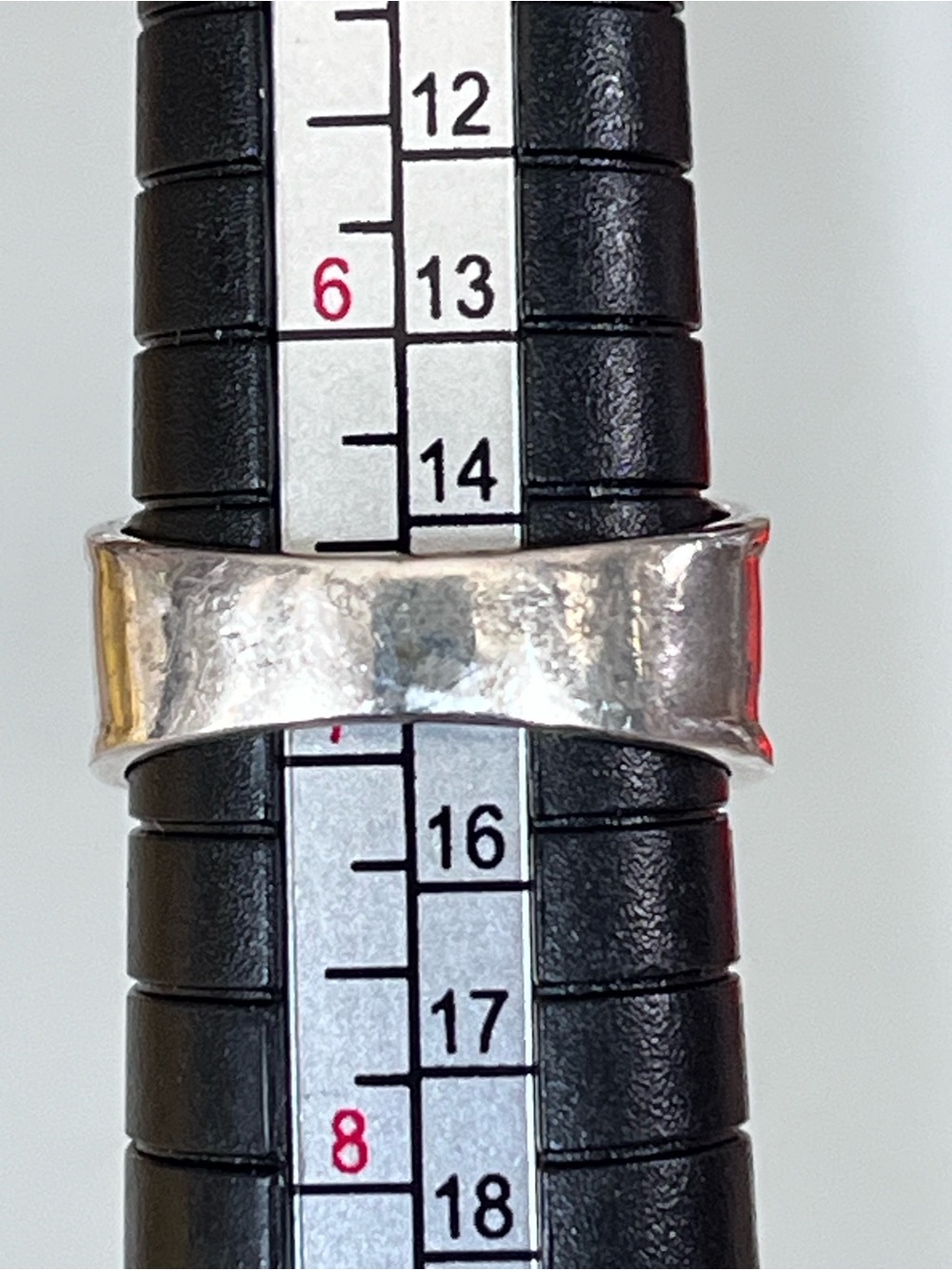 Handmade Sterling Silver 925 Ring with Amethyst Gemstone Size 7 - Picture 13 of 16
